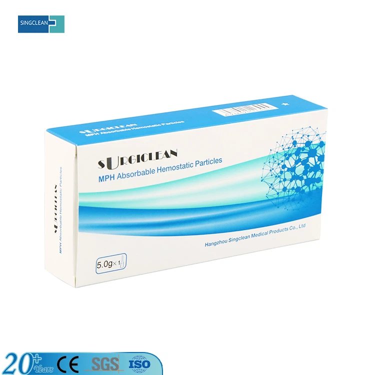 Absorberbar hemostatisk pulver